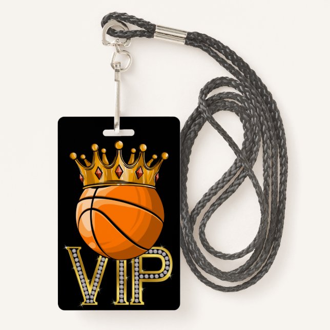 Tarjeta VIP de Baloncesto (Anverso son cordón)