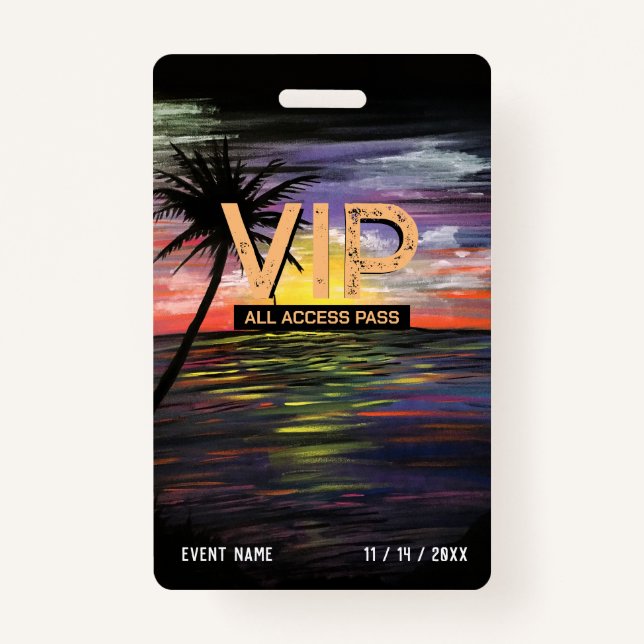 Tarjeta VIP del Mar del Sol (Anverso)