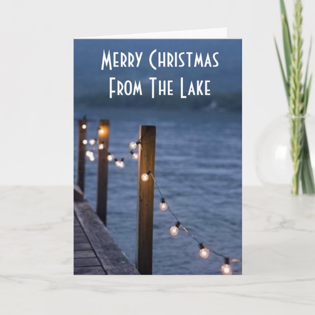 TARJETA **VIR EN EL LAGO** NAVIDADES ES ESPECIAL (Anverso)