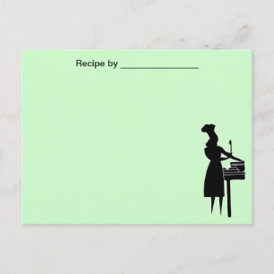 Tarjeta virgen Lady Cook Blank