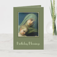 Virgen Madonna María con Cristo Niño Jesús