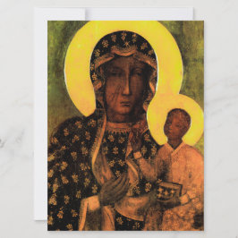Tarjeta Virgen María