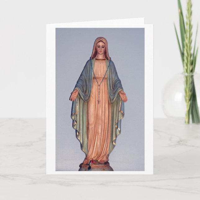 Tarjeta Virgen María (Anverso)