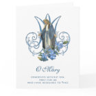 Virgen Religiosa María Vintage Cumpleaños Floral