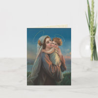 Virgen Vintage Religiosa María Niño Jesús