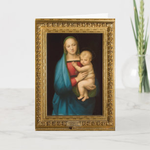 Tarjeta VIRGEN Y NIÑO 1504, Rafael  (1483–1520) 