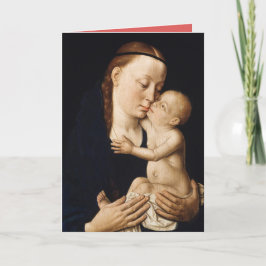 Tarjeta Virgen y niño (aproximadamente 1455-60) por Dieric