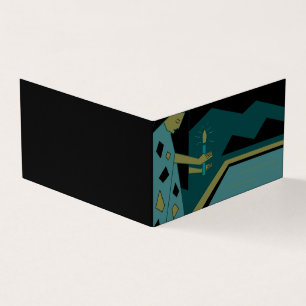 Tarjeta Virgen y Vela