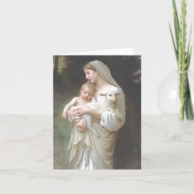 Tarjeta Virgin And Child L'Innocence Card (Anverso)