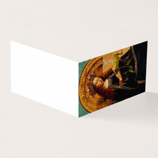 Tarjeta Virgin Mary por Jan van Eyck (Exterior)