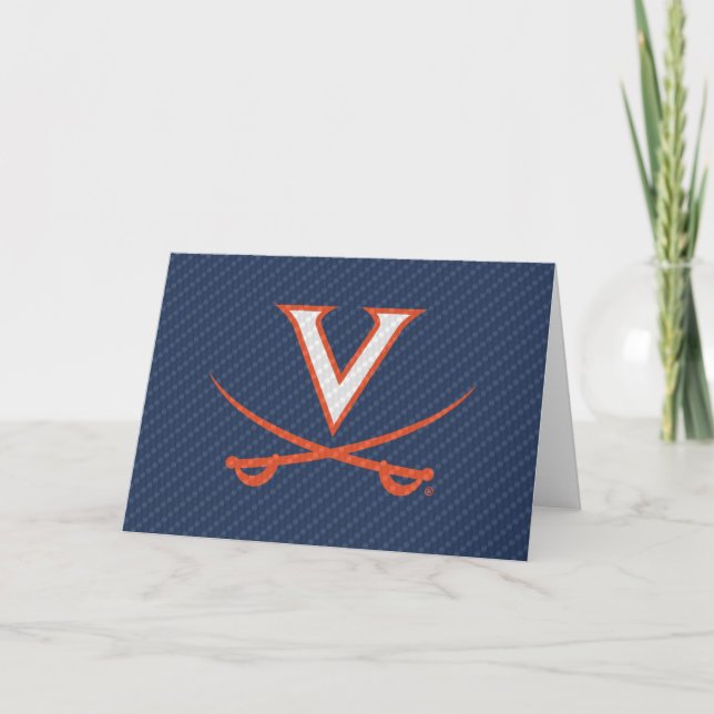 Tarjeta Virginia Cavaliers Carbon Fiber (Anverso)