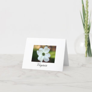 Tarjeta Virginia Dogwood