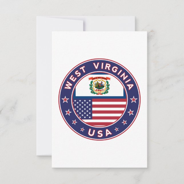 Tarjeta Virginia Occidental (Anverso)