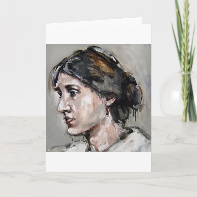 Tarjeta Virginia Woolf (Anverso)