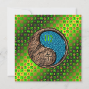 Tarjeta Virgo & Caballo de Agua