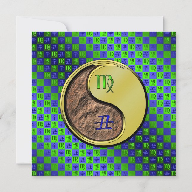 Tarjeta Virgo & Metal Ox (Anverso)