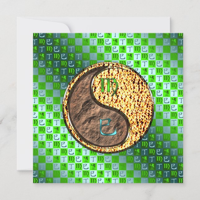 Tarjeta Virgo & Serpiente de Fuego (Anverso)