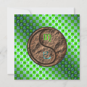 Tarjeta Virgo y Serpiente de la Tierra