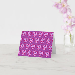 Tarjeta Virgo Zodiac Coquette Heart Birthday Cake