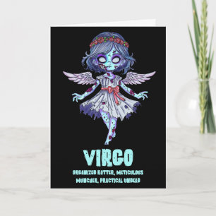 Tarjeta Virgo Zombie