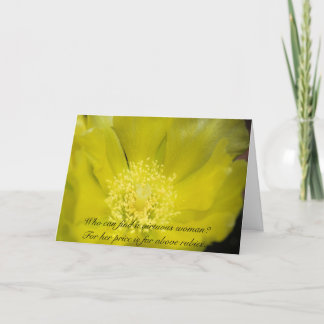 Tarjeta Virtuous Woman Card