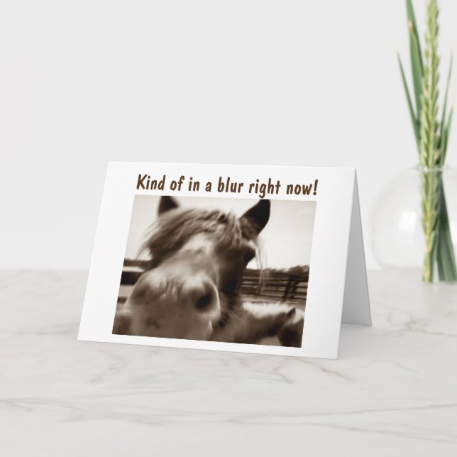 TARJETA VISIÓN BURLIDA PORQUE **TE ECHÉ DE MENOS** DONKEY  (Anverso)