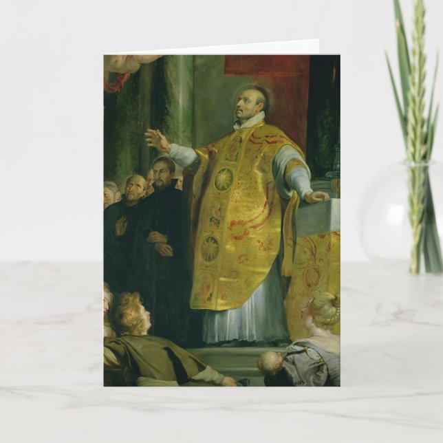 Tarjeta Vision de St Ignatius de Loyola (Anverso)