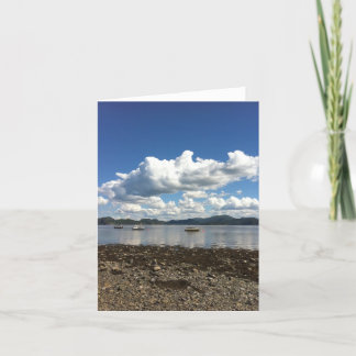 Tarjeta Visión desde Steinvikholm Slott Noruega Notecard