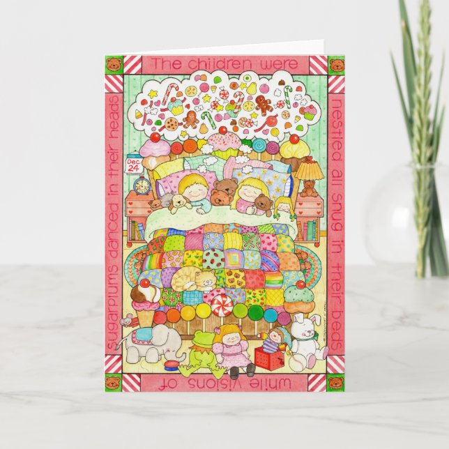 Tarjeta Visiones de ciruelas azucareras (Anverso)