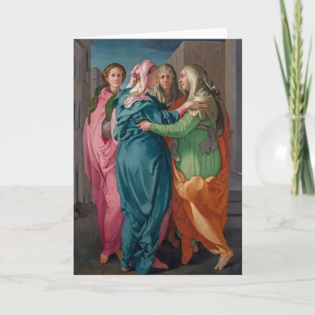 Tarjeta Visita de la Virgen María a la Iglesia de Santa Is (Anverso)