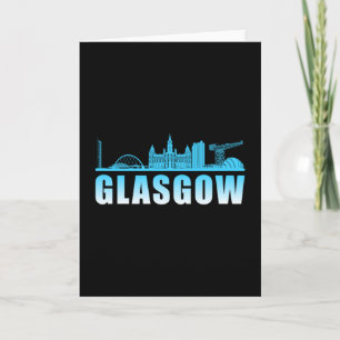 Tarjeta Visita divertida a Glasgow City Cityscape