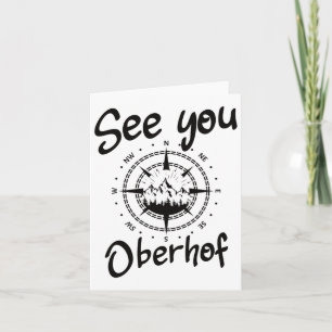 Tarjeta Visita La Estación De Esquí De Oberhof Alemania
