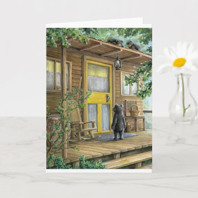 Tarjeta Visitantes de la abuela (Planta pequeña)