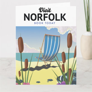 Tarjeta Visite Norfolk Book hoy cartel de viaje