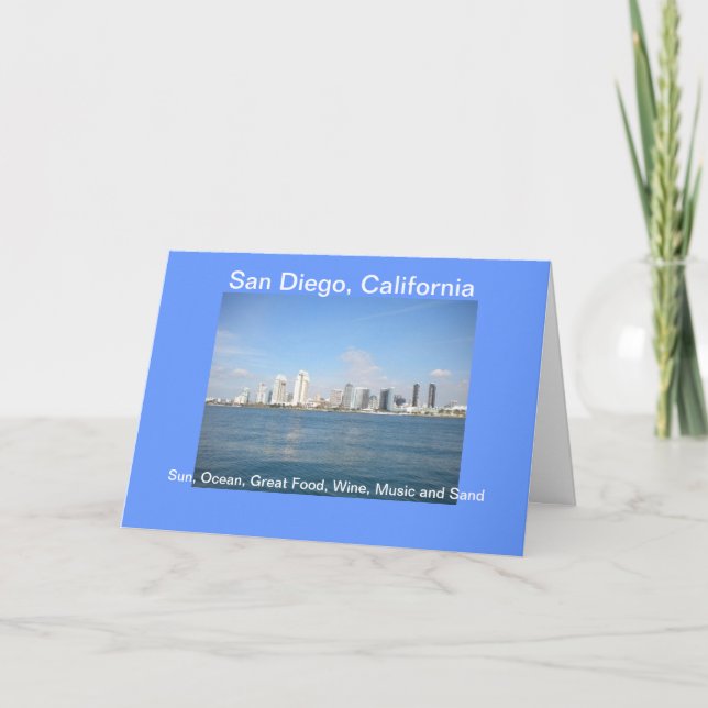 Tarjeta Visite San Diego, California Card (Anverso)