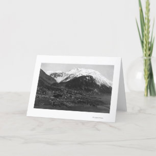 Tarjeta Vista aérea fotografía de Juneau, Alaska