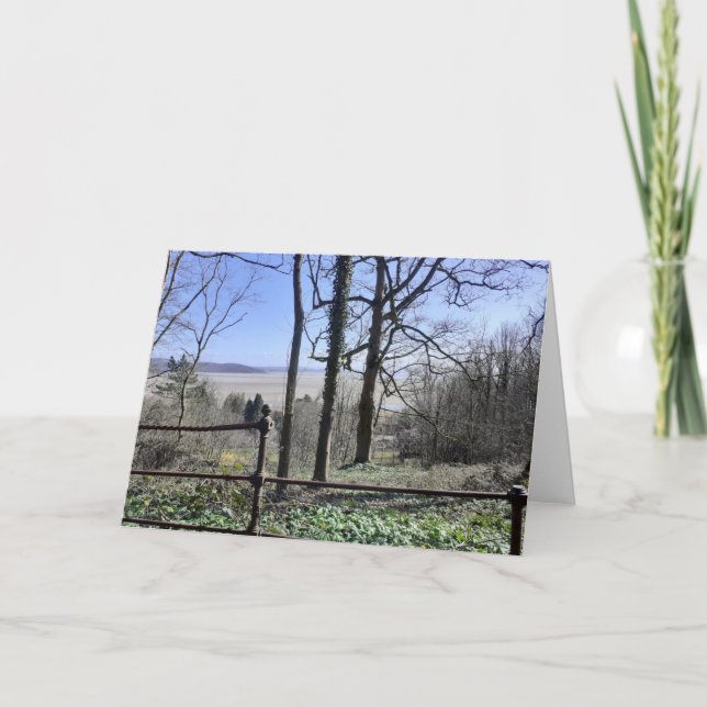 Tarjeta Vista de la bahía de Morecambe (Anverso)