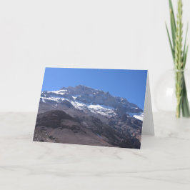 Tarjeta Vista de la Supercumbre, Monte Aconcagua, Argentin