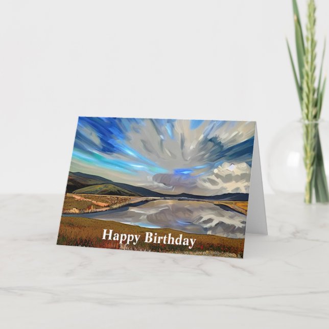 TARJETA VISTA DE LAGO (Anverso)