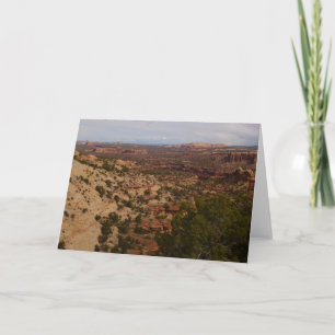 Tarjeta Vista de los cañones desde el sendero de los manan