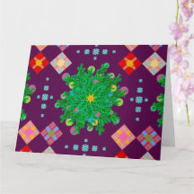 Vista de Ojo de Ángel Rayas de Lona Púrpura Profun