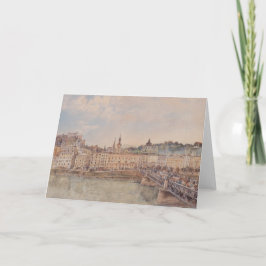 Tarjeta Vista de Salzburgo (por Rudolf von Alt)