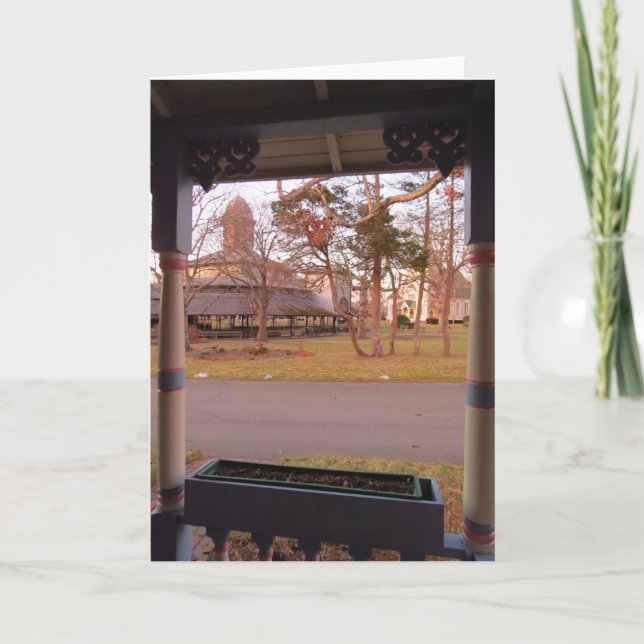 Tarjeta Vista de Tabernáculo desde el Porche - Viñedo de M (Anverso)