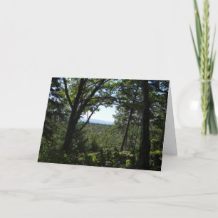Tarjeta Vista de verano en el Parque Nacional Acadia