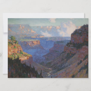 Tarjeta Vista del Gran Cañón (por E.H. Potthast)