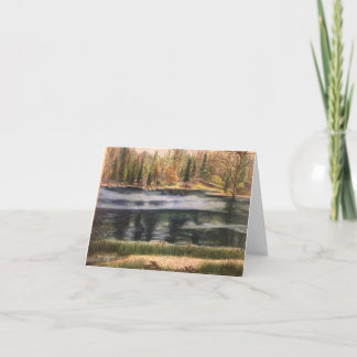 Tarjeta Vista del lago Bass