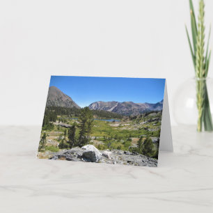 Tarjeta Vista del Lago Shell, Paso Tioga, California