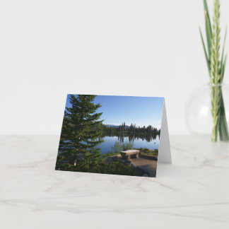 Tarjeta Vista del lago Sprague