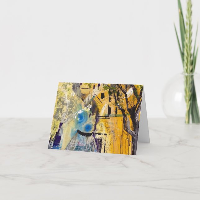 Tarjeta Vista desde Cafe (Anverso)