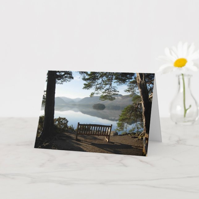 Tarjeta Vista desde el Crag de Friar - Derwentwater (Planta pequeña)